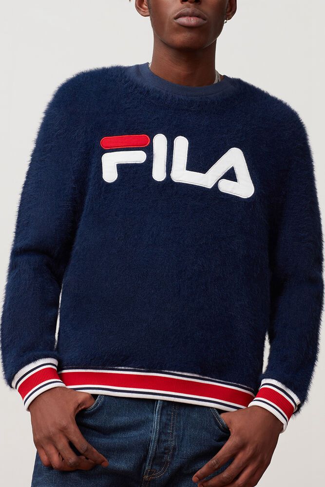 Hanorac Fila Barbati Bleumarin Cash Sweater JURN-15308